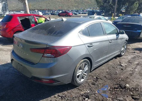 2019 Hyundai Elantra Value Edition из США, поврежденный, VIN 5NPD84LF4KH497075